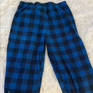 Blue Plaid Lounge Pants